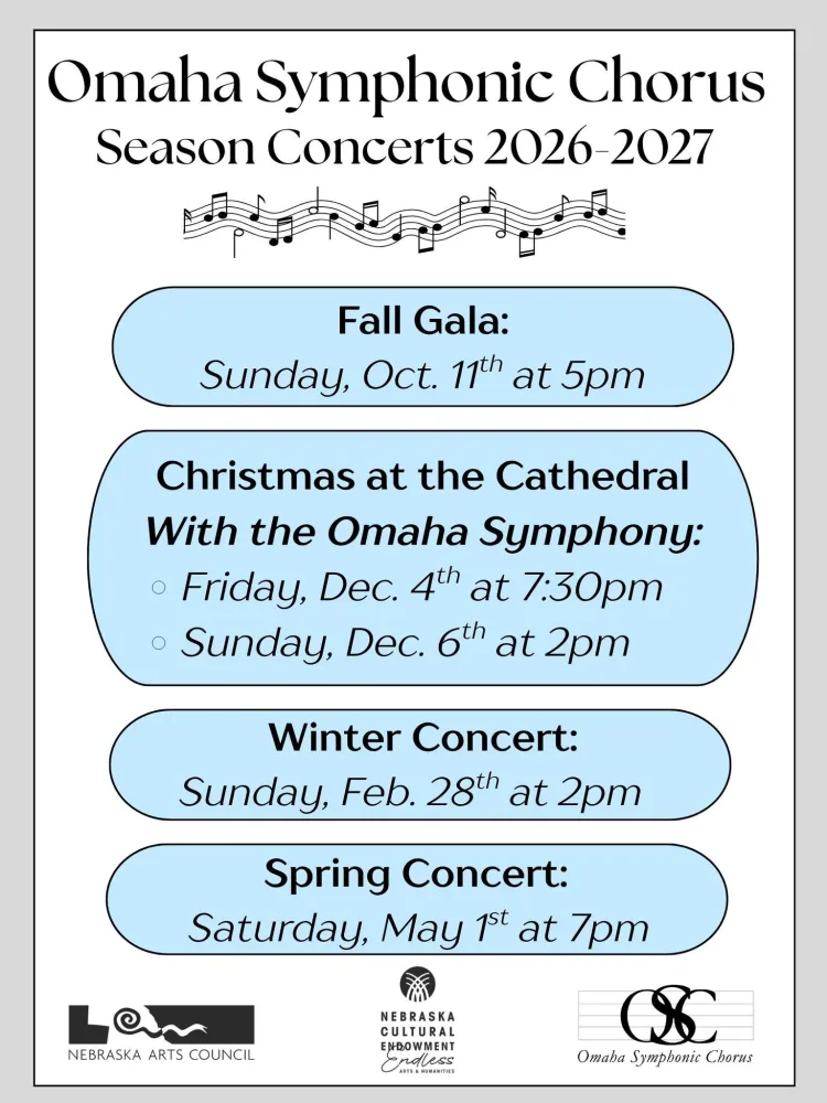 Omaha Symphonic Winter Concert — Venue to be announced